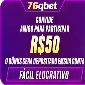 76qbet Indique amigos para receber um bônus